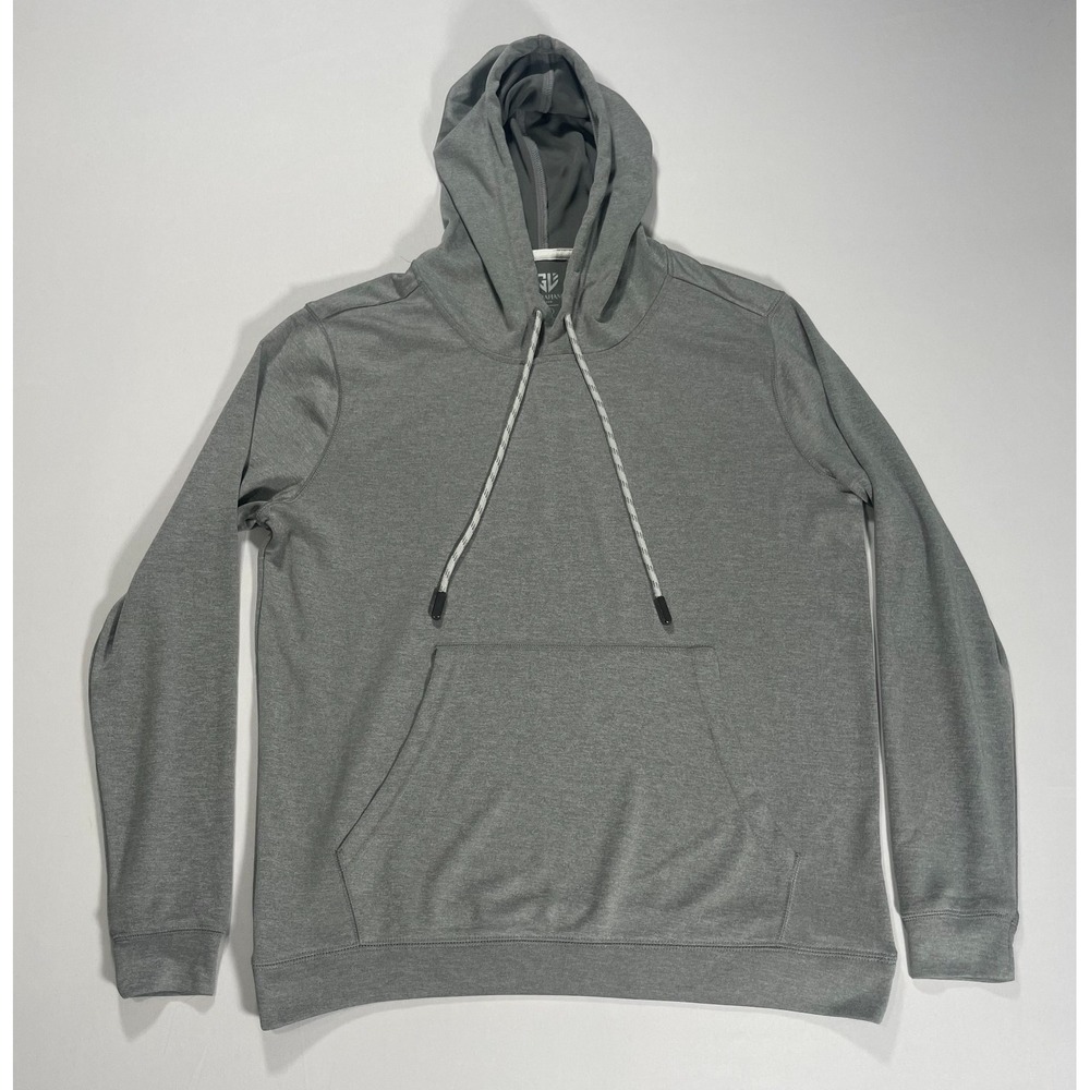 Graham Luxe Hatch 2.0 Hoodie Men's S Gray Performance Pullover‎ Golf